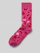 Sokken van een mix van katoen en viscose met kasjmier en ribboorden