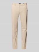 Straight fit chino met achterzakken