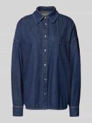 Relaxed fit jeansblouse van puur katoen, model 'FOGGIA'