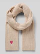 Sjaal met borduursel, model 'MALIKA'