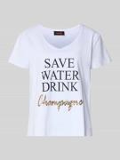 T-shirt met statementprint