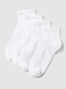 Sokken met labeldetails in een set van 4 paar