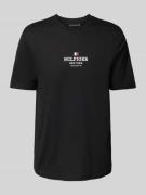 T-shirt met labelprint