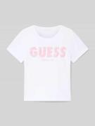 T-shirt met labeldetail