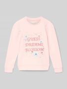 Sweatshirt met labeldetail