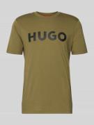 Regular fit T-shirt van puur katoen, model 'DULIVIO'