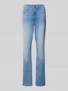 Bootcut jeans van katoenmix