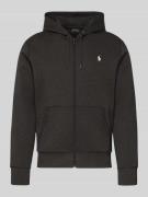 Regular fit sweatjack van katoenmix