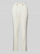 Regular fit sweatpants met galonstrepen