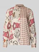 Overhemdblouse met knoopsluiting