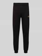 Sweatpants met logo en elastische band
