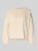 Relaxed fit sweatshirt met viscose