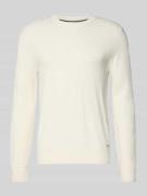 Gebreide pullover met ribboorden, model 'Raikon'
