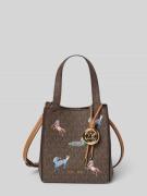 Handtas met logo-applicatie, model 'Jordi'