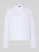 Regular fit overhemdblouse met borstzak, model 'Bella'