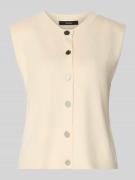 Regular fit gebreid jack van viscosemix, model 'GOLD'