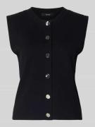 Regular fit gebreid jack van viscosemix, model 'GOLD'