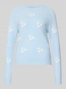 Regular fit gebreide pullover met intarsia, model 'DOFFY INTARSIA'