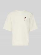 T-shirt met labeldetail, model 'Beam'