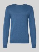 Gebreide pullover met ribboorden, model 'BELLS'
