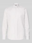 Regular fit zakelijk overhemd met knoopsluiting