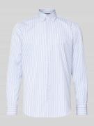 Regular fit zakelijk overhemd met knoopsluiting