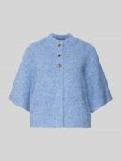 Gebreid jack met knoopsluiting, model 'Benutta'