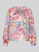 Blouseshirt met ronde hals