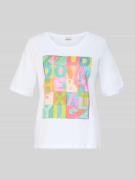 T-shirt met motiefprint