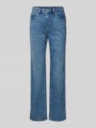 Straight fit jeans van katoenmix, model 'TESSA'