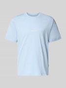 T-shirt met labelstitching, model 'NORREBRO'