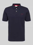 Regular fit poloshirt met logostitching