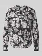 Blouseshirt met V-hals