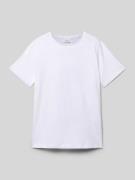 Regular fit T-shirt van puur katoen