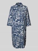 Knielange overhemdjurk met 3/4-mouwen