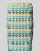 Knielange rok met elastische band