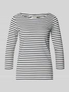 Regular fit 3/4-shirt van katoenmix