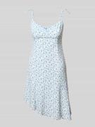 Mini-jurk met hartvormige hals