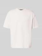 Oversized T-shirt met labelprint, model 'Sequia'