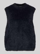 Spencer van effectgaren met ronde hals