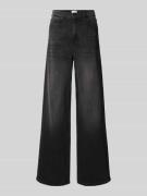 Wide fit jeans in 5-pocketmodel, model 'Luise'
