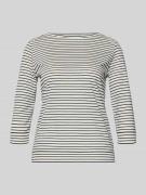 3/4-shirt van een mix van lyocell en katoen