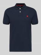 Slim fit poloshirt met logostitching