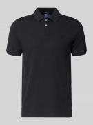 Slim fit poloshirt met logostitching