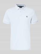 Slim fit poloshirt met logostitching