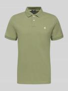 Slim fit poloshirt met logostitching