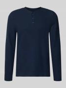 Regular fit shirt met lange mouwen en knoopsluiting