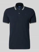 Slim fit poloshirt met logostitching, model 'Dunda'