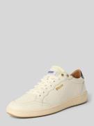 Sneakers van leermix met logodetail, model 'Murray'