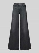 Wide fit jeans met achterzakken